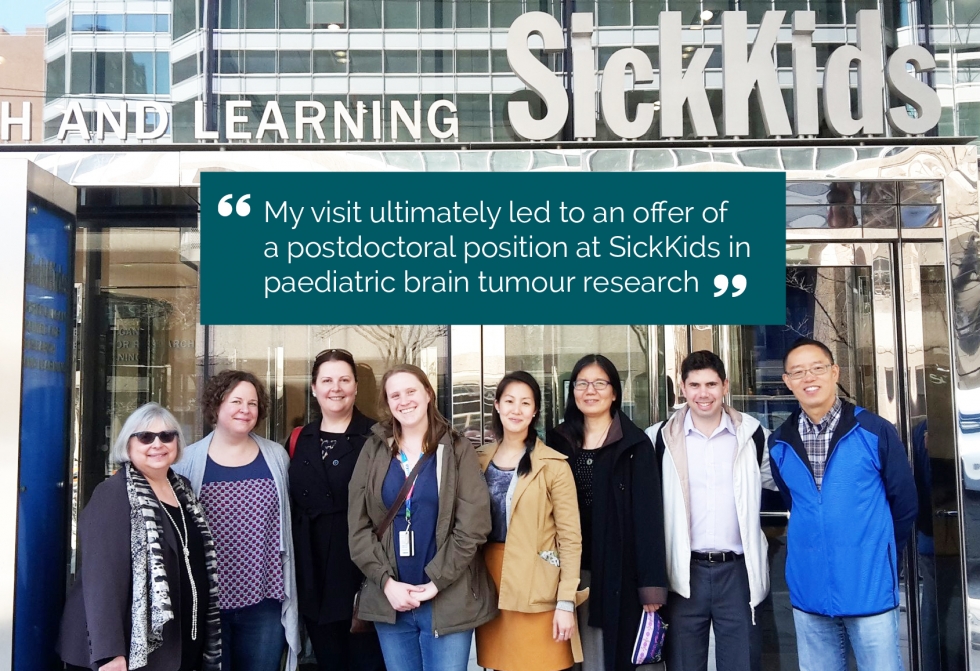 Vicky Forster | Home lab: Northern Institute for Cancer Research, Newcastle, UK | Host lab: SickKids, Toronto, Canada